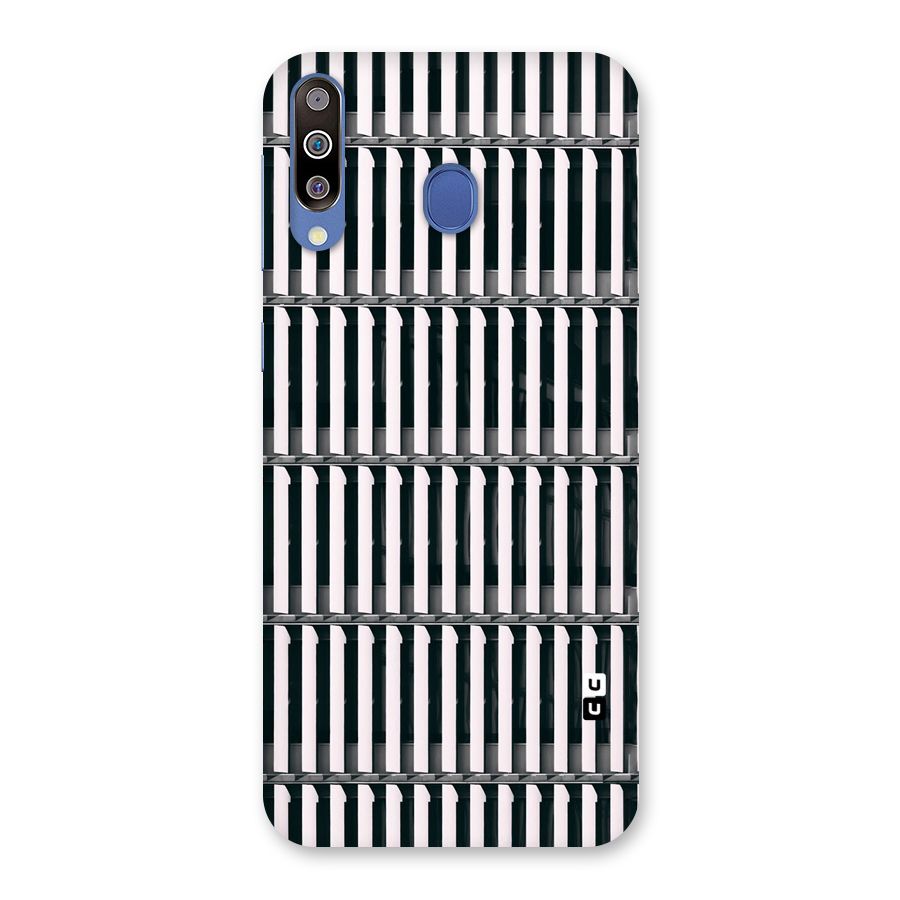 Dark Lines Pattern Back Case for Galaxy M30