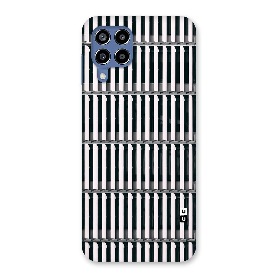 Dark Lines Pattern Back Case for Galaxy M53 5G