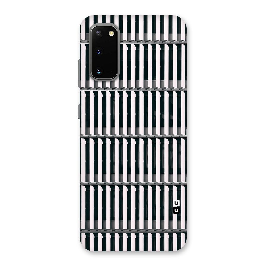 Dark Lines Pattern Back Case for Galaxy S20