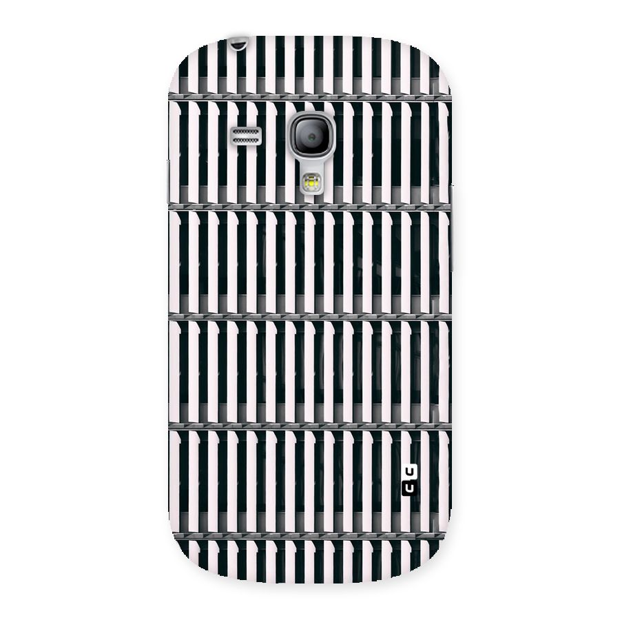 Dark Lines Pattern Back Case for Galaxy S3 Mini