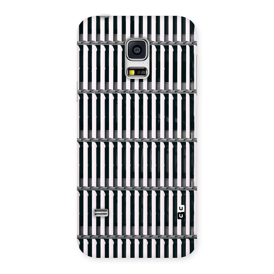 Dark Lines Pattern Back Case for Galaxy S5 Mini