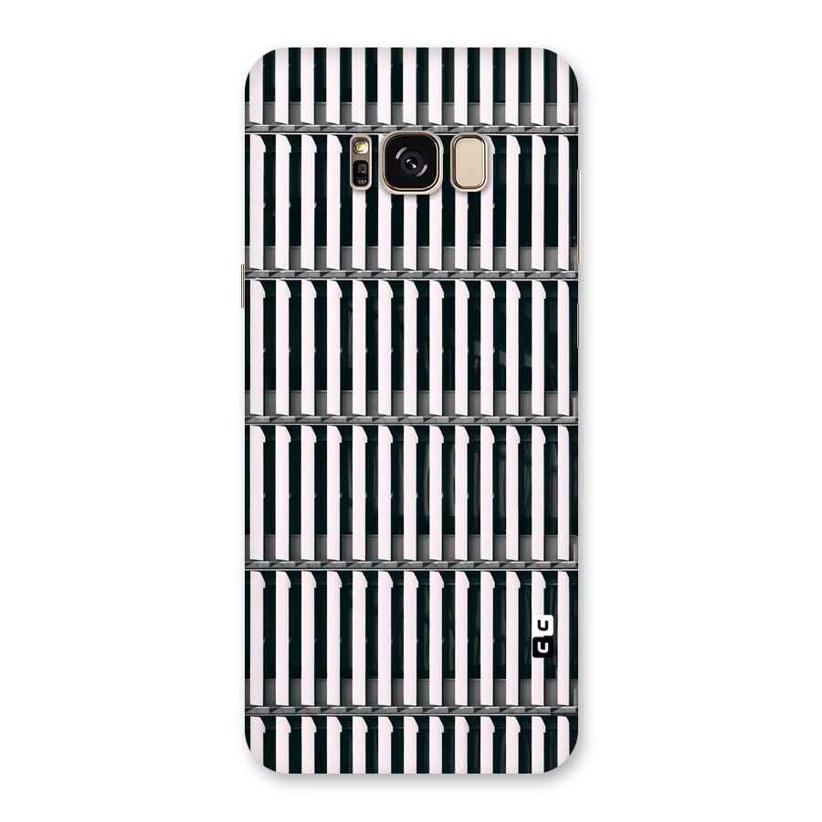 Dark Lines Pattern Back Case for Galaxy S8 Plus
