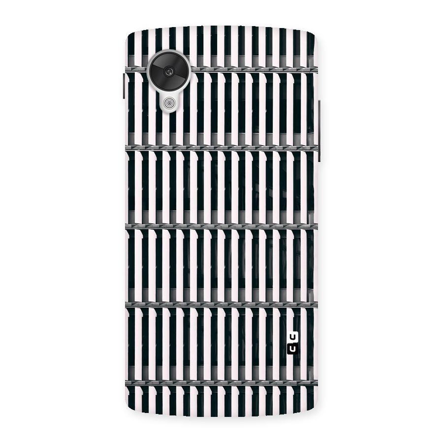 Dark Lines Pattern Back Case for Google Nexsus 5