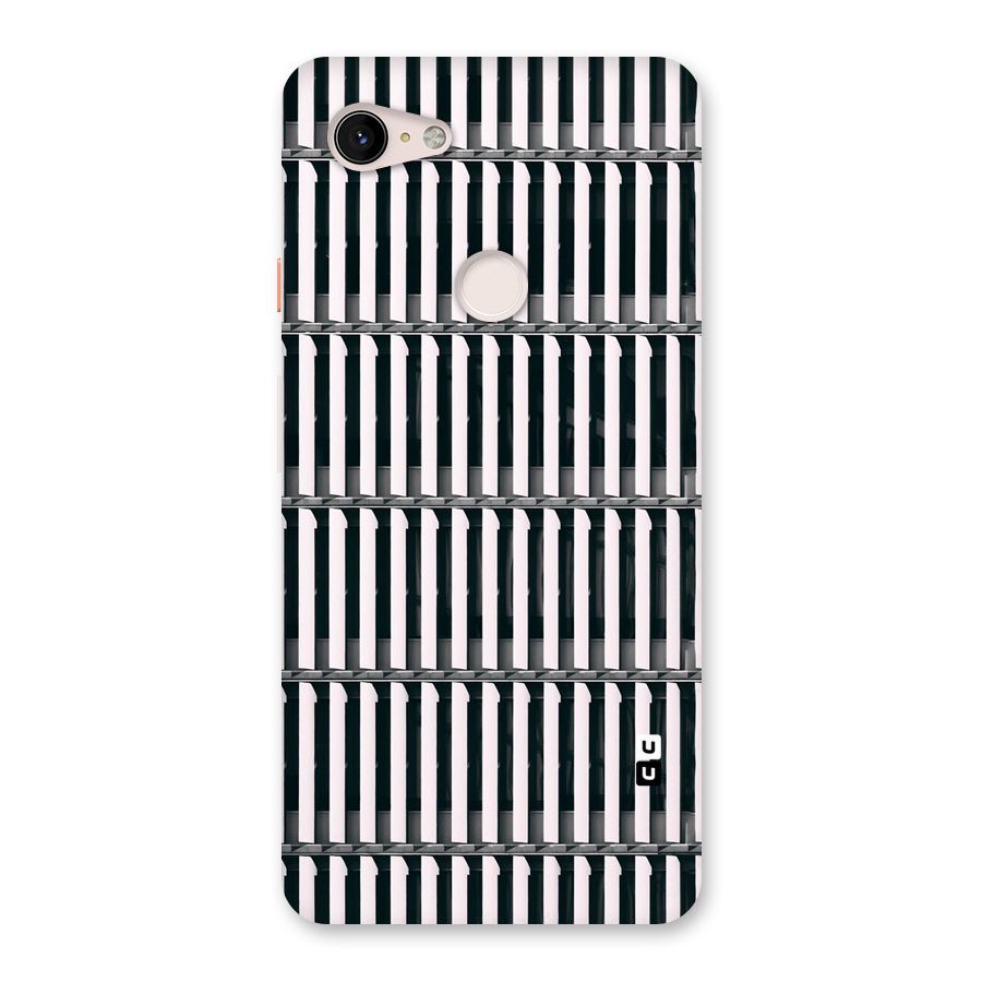 Dark Lines Pattern Back Case for Google Pixel 3 XL