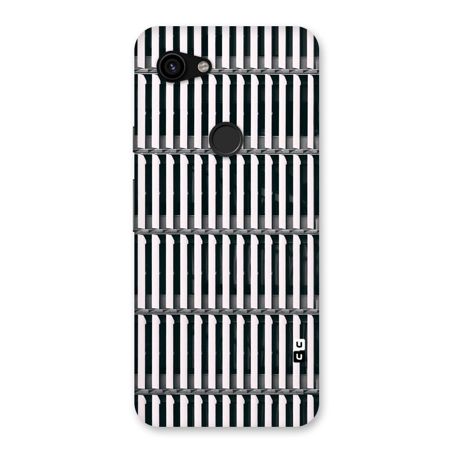 Dark Lines Pattern Back Case for Google Pixel 3a