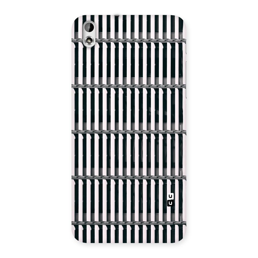 Dark Lines Pattern Back Case for HTC Desire 816g
