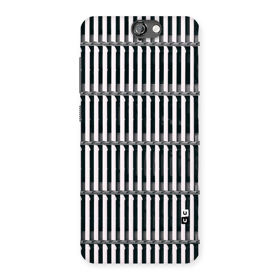 Dark Lines Pattern Back Case for HTC One A9