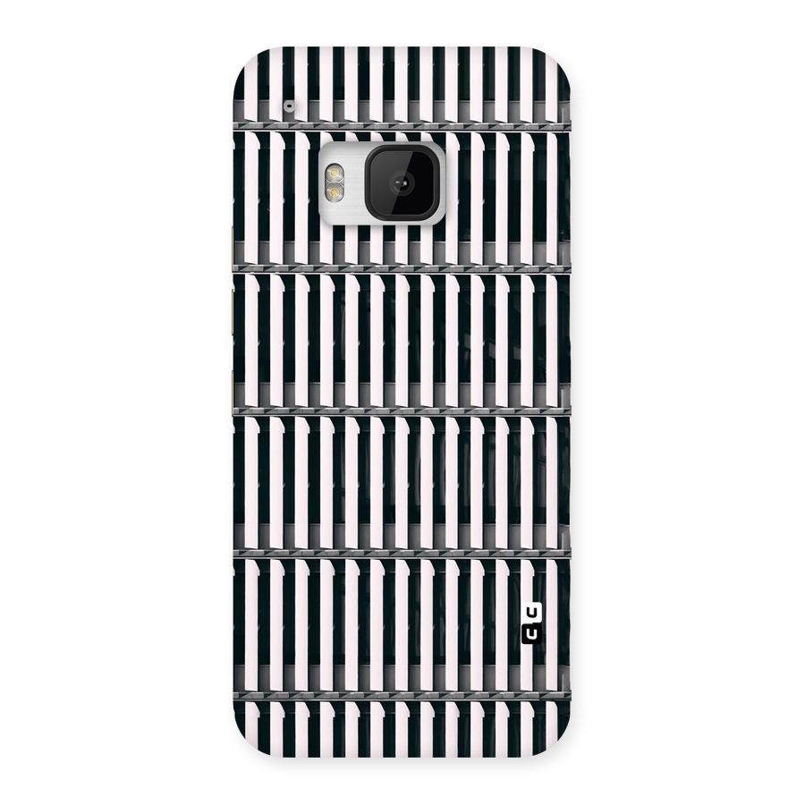 Dark Lines Pattern Back Case for HTC One M9