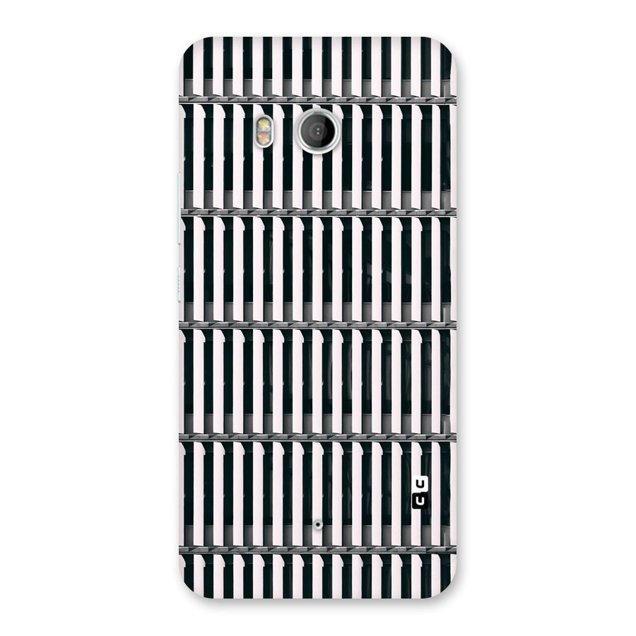Dark Lines Pattern Back Case for HTC U11