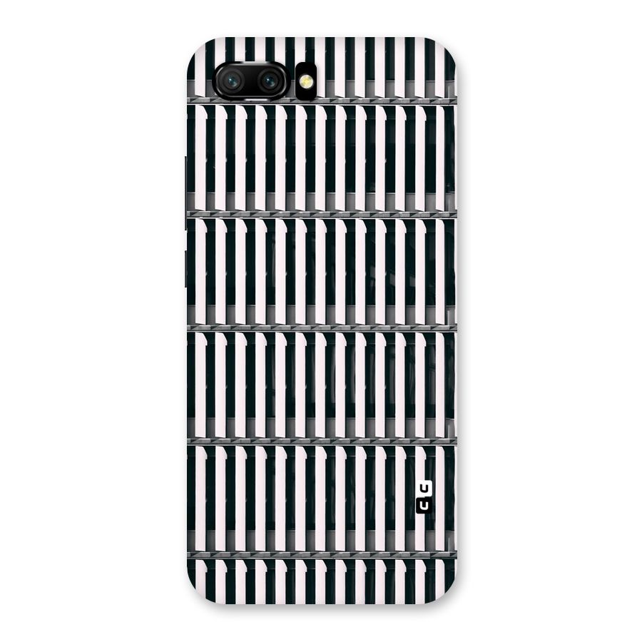 Dark Lines Pattern Back Case for Honor 10