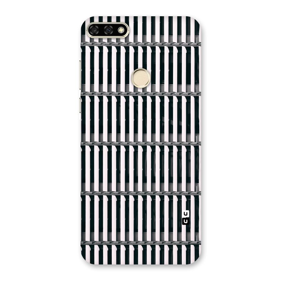 Dark Lines Pattern Back Case for Honor 7A