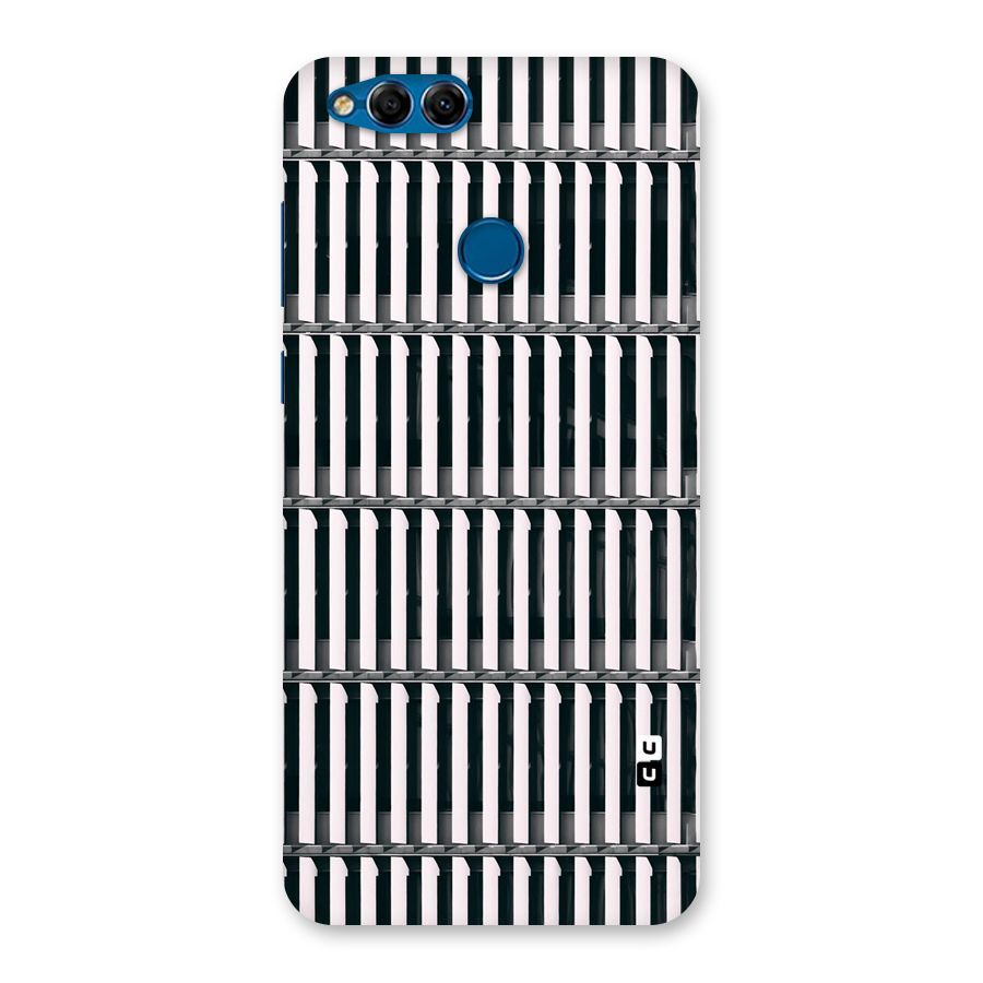 Dark Lines Pattern Back Case for Honor 7X