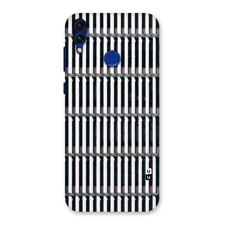Dark Lines Pattern Back Case for Honor 8C