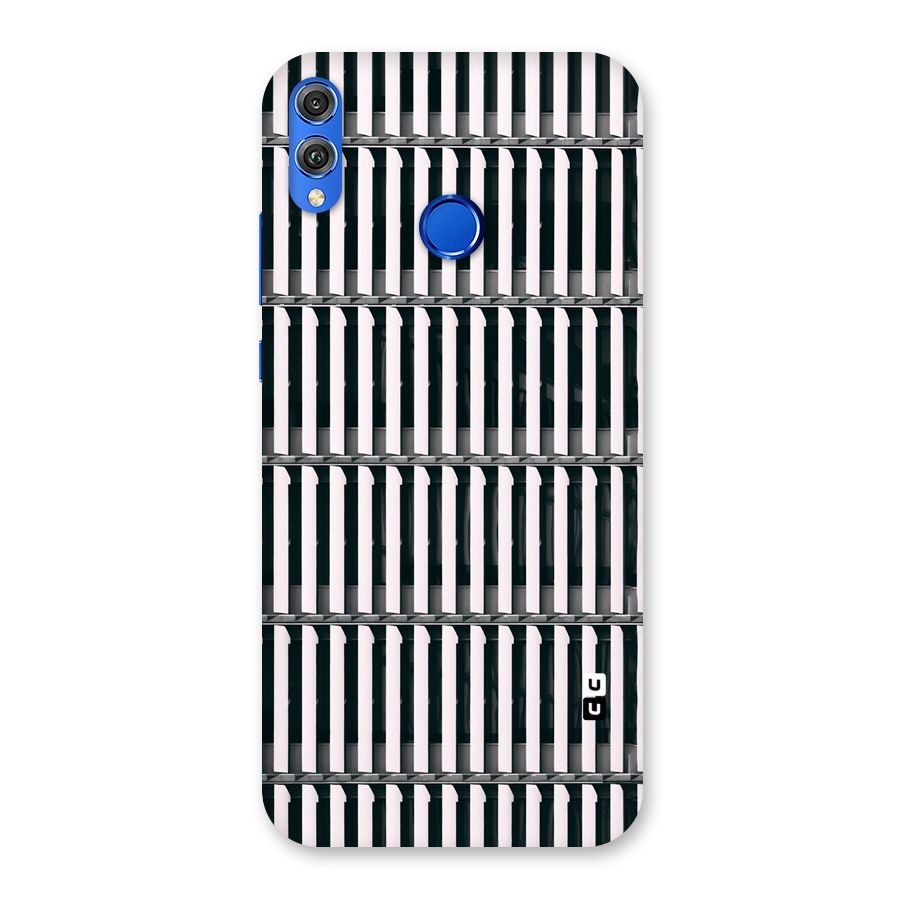 Dark Lines Pattern Back Case for Honor 8X