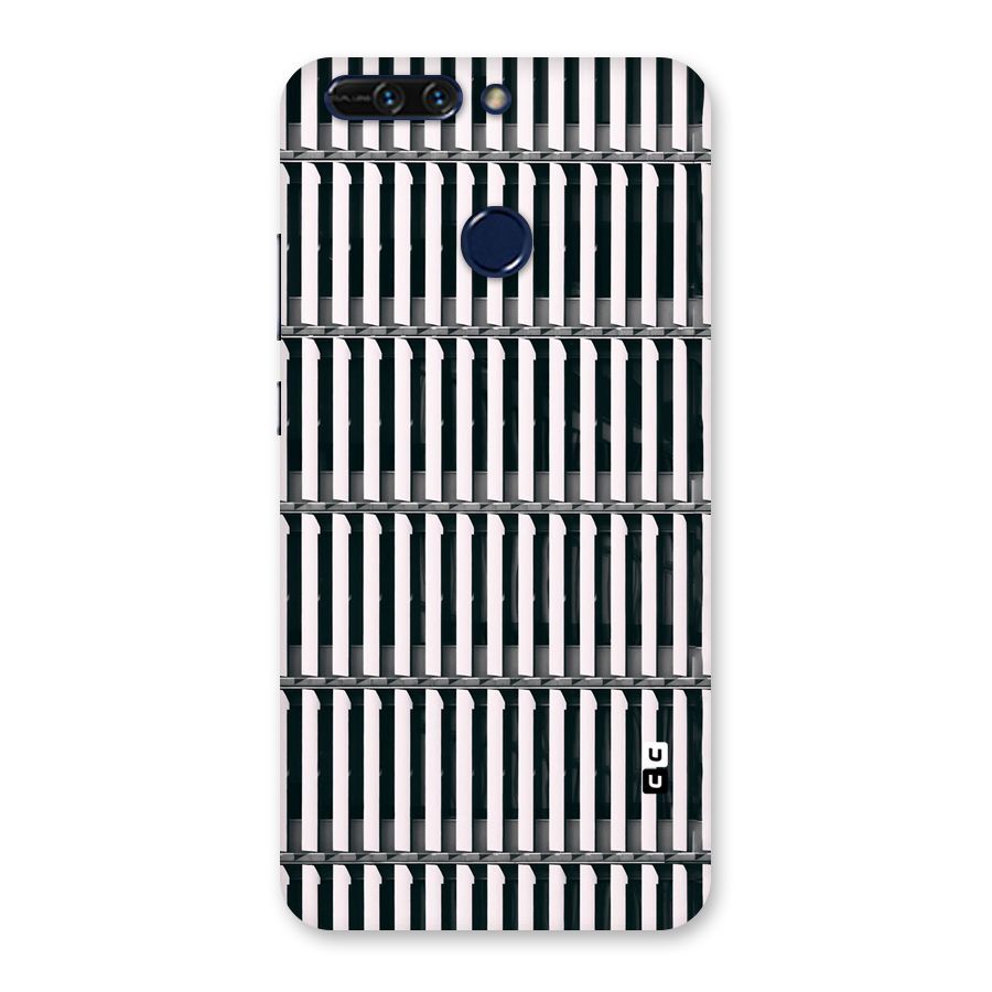 Dark Lines Pattern Back Case for Honor 8 Pro