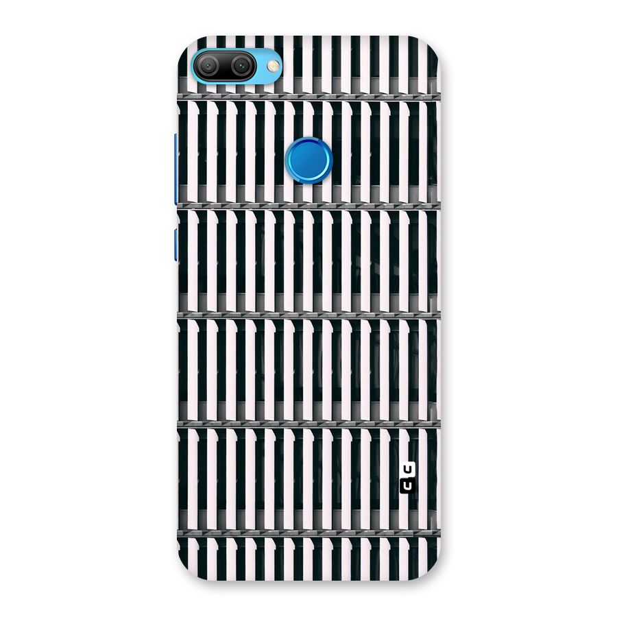 Dark Lines Pattern Back Case for Honor 9N