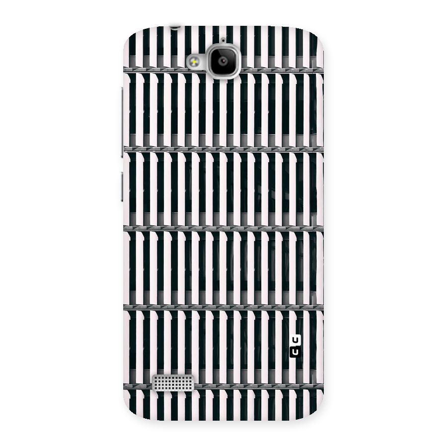 Dark Lines Pattern Back Case for Honor Holly