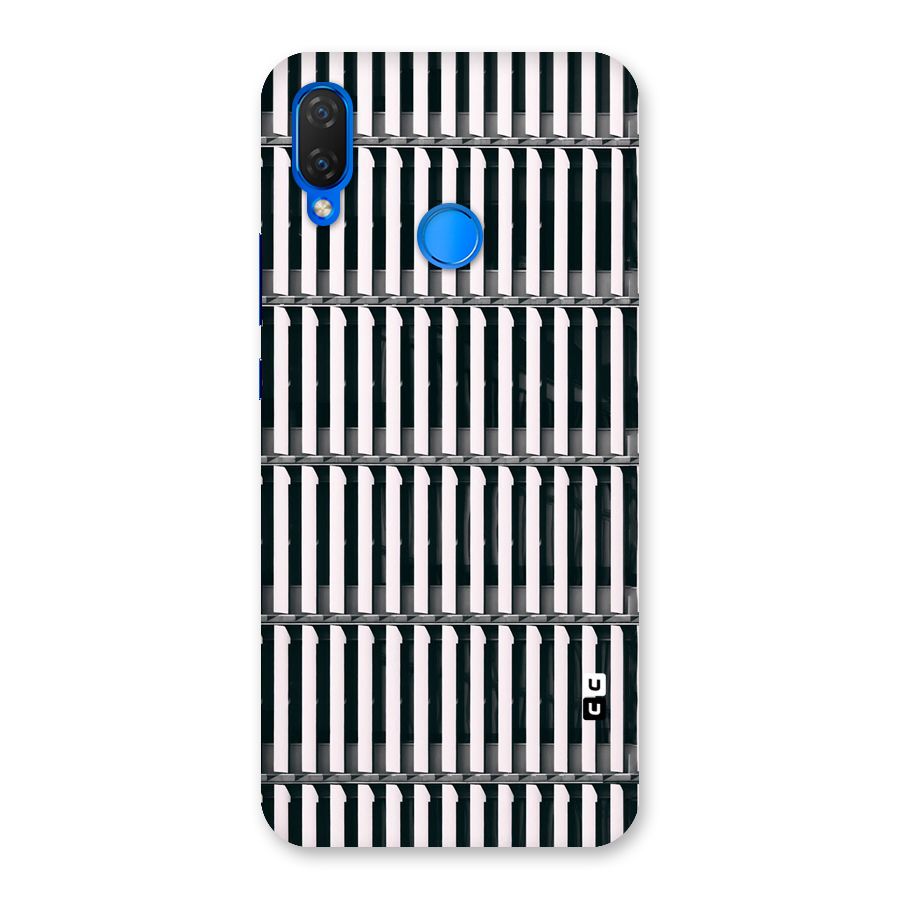 Dark Lines Pattern Back Case for Huawei P Smart+
