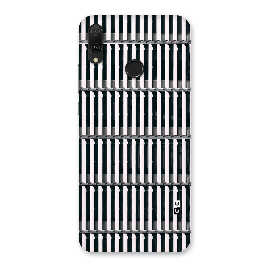 Dark Lines Pattern Back Case for Huawei Y9 (2019)