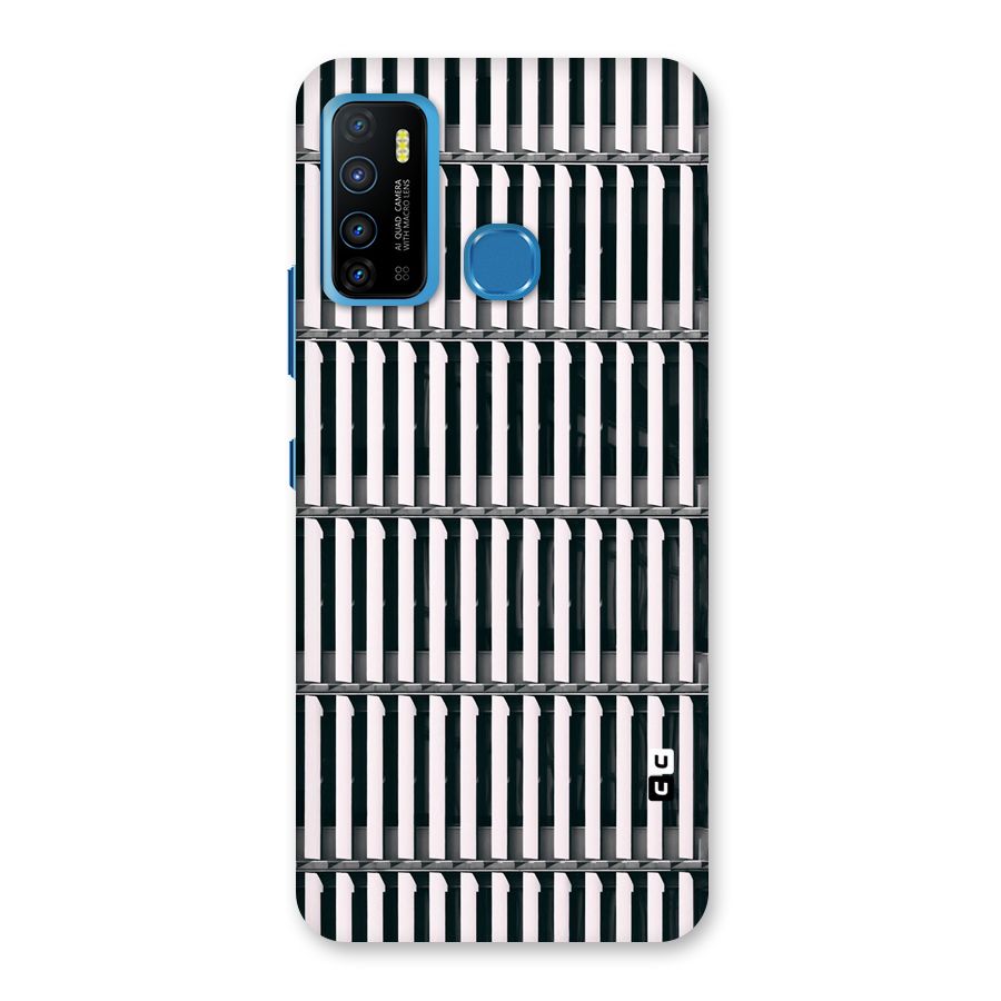 Dark Lines Pattern Back Case for Infinix Hot 9