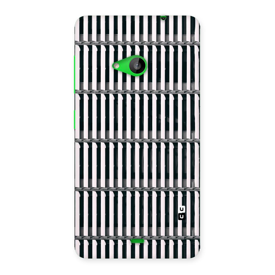Dark Lines Pattern Back Case for Lumia 535