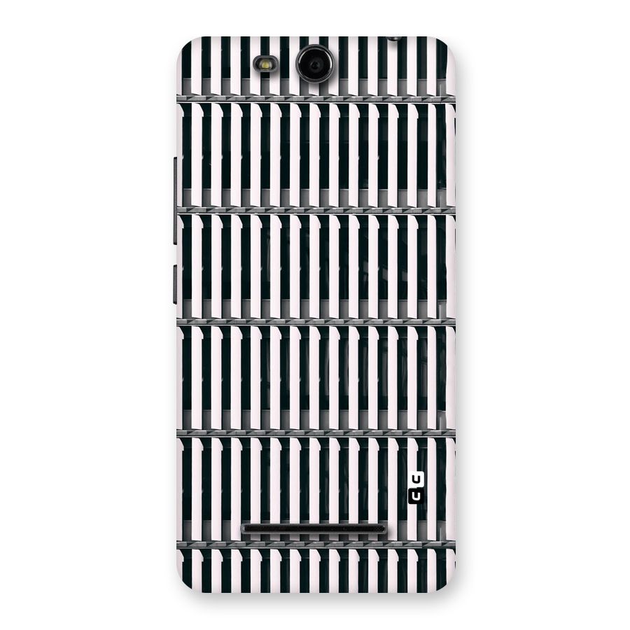 Dark Lines Pattern Back Case for Micromax Canvas Juice 3 Q392