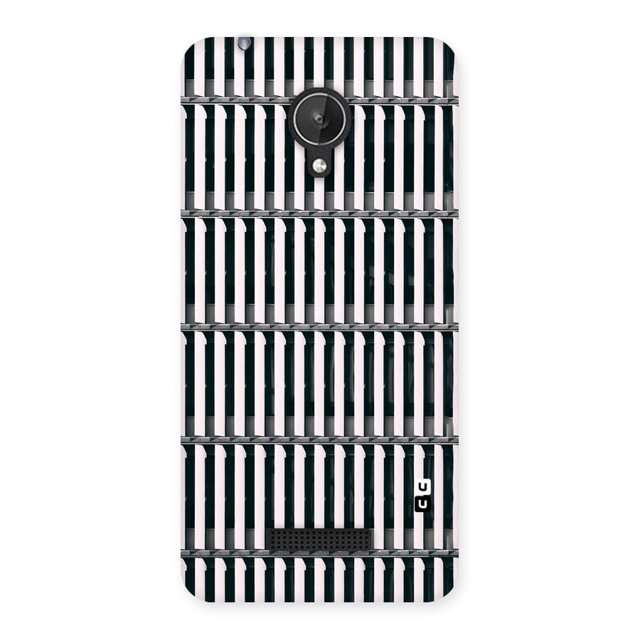 Dark Lines Pattern Back Case for Micromax Canvas Spark Q380