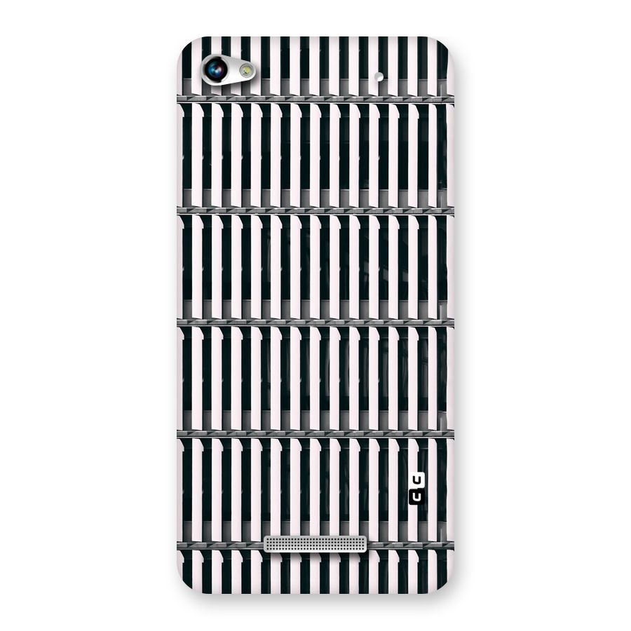Dark Lines Pattern Back Case for Micromax Hue 2
