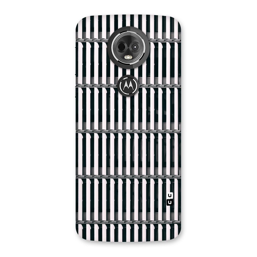 Dark Lines Pattern Back Case for Moto E5 Plus