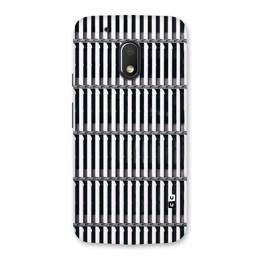 Dark Lines Pattern Back Case for Moto G4 Play