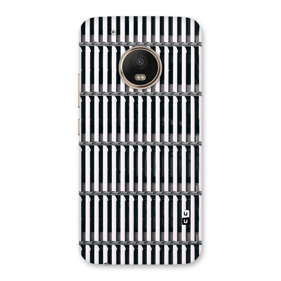 Dark Lines Pattern Back Case for Moto G5 Plus