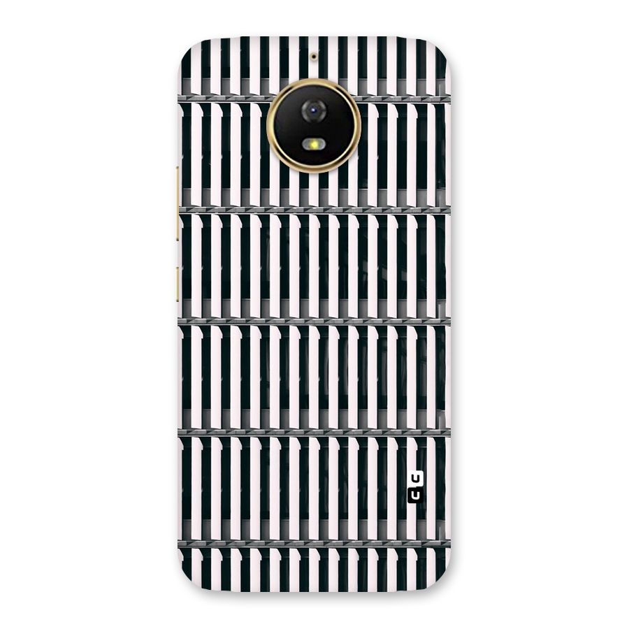 Dark Lines Pattern Back Case for Moto G5s