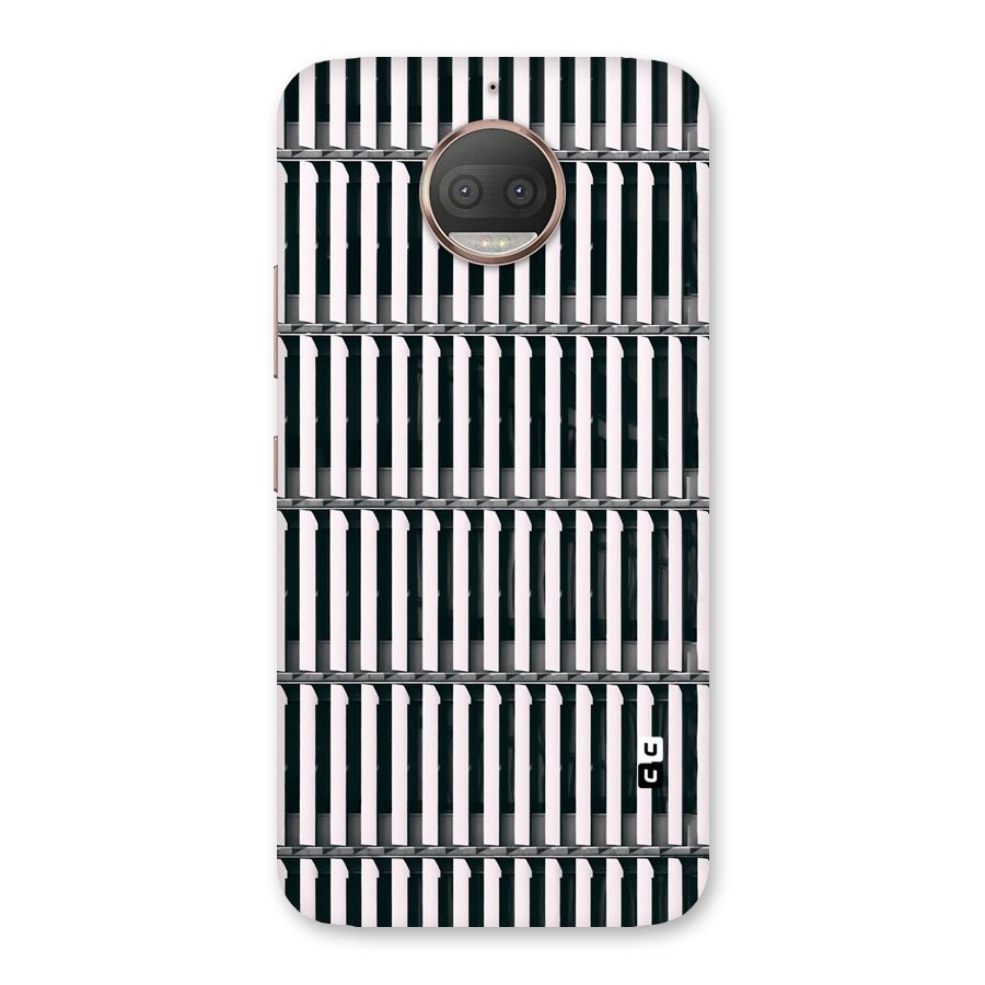 Dark Lines Pattern Back Case for Moto G5s Plus
