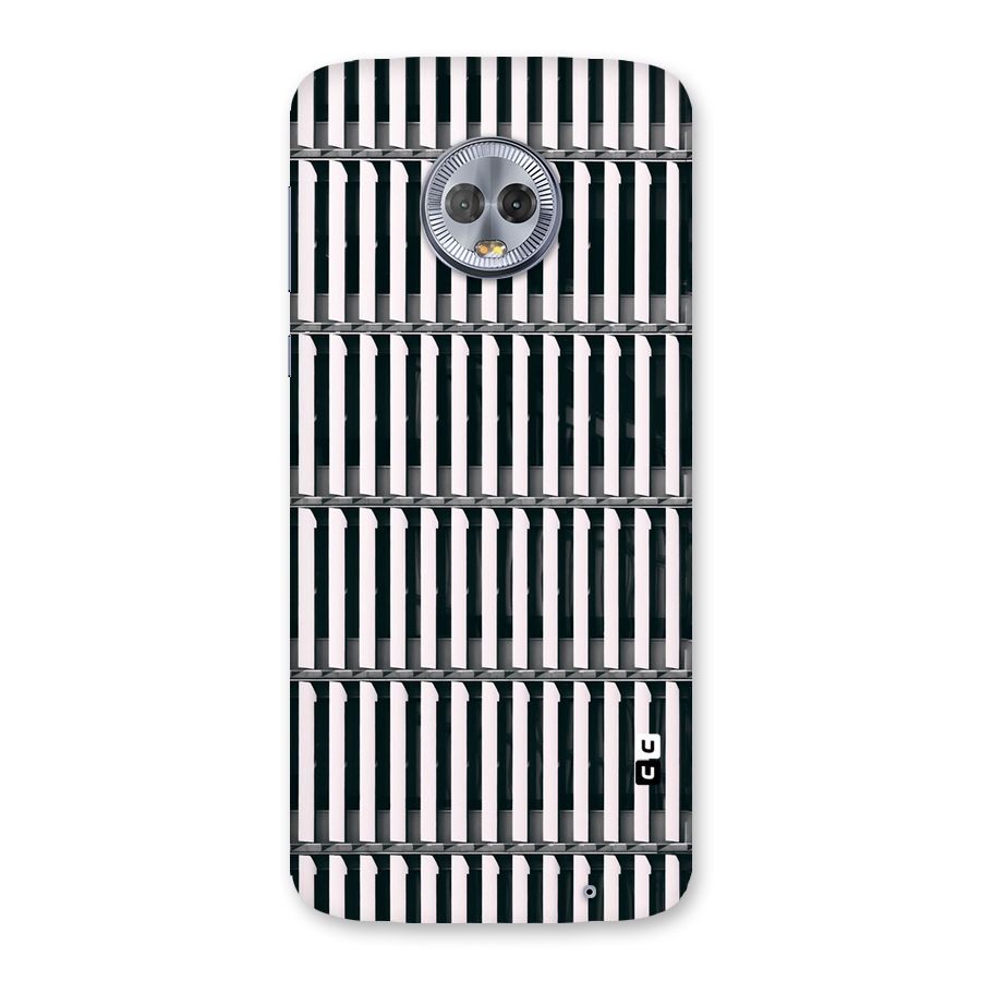 Dark Lines Pattern Back Case for Moto G6 Plus