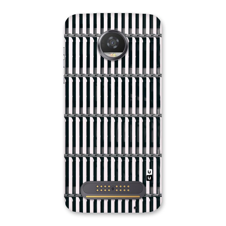 Dark Lines Pattern Back Case for Moto Z2 Play