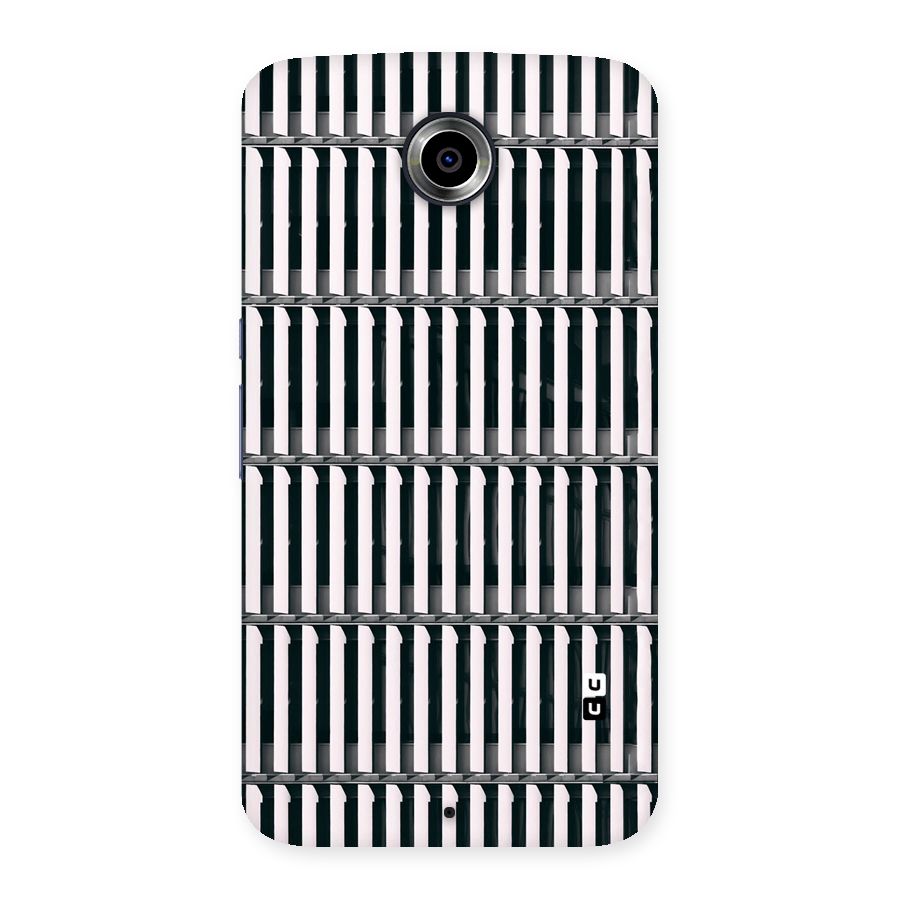Dark Lines Pattern Back Case for Nexsus 6