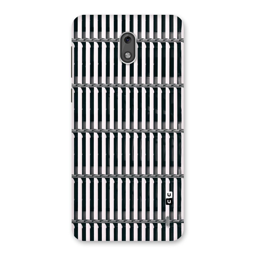 Dark Lines Pattern Back Case for Nokia 2