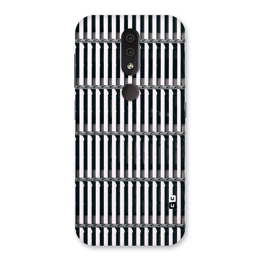 Dark Lines Pattern Back Case for Nokia 4.2