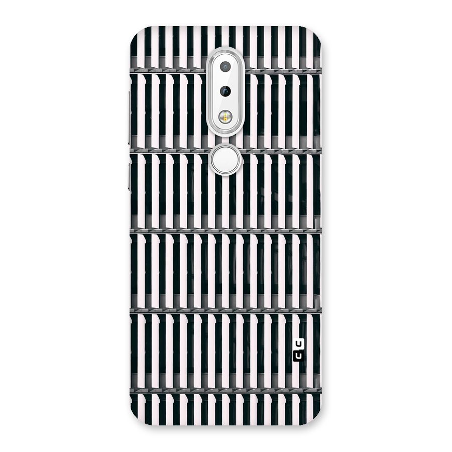 Dark Lines Pattern Back Case for Nokia 6.1 Plus