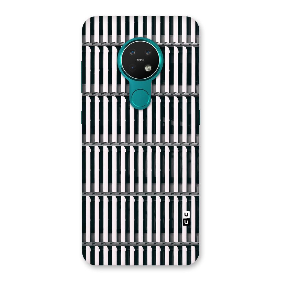 Dark Lines Pattern Back Case for Nokia 7.2