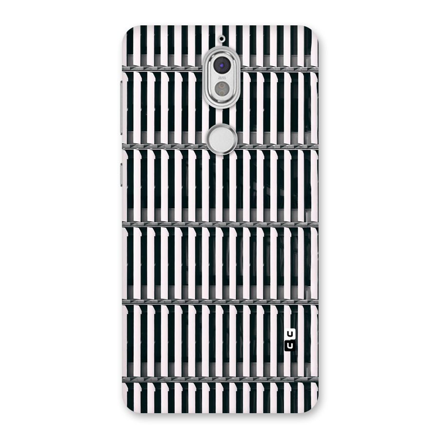 Dark Lines Pattern Back Case for Nokia 7