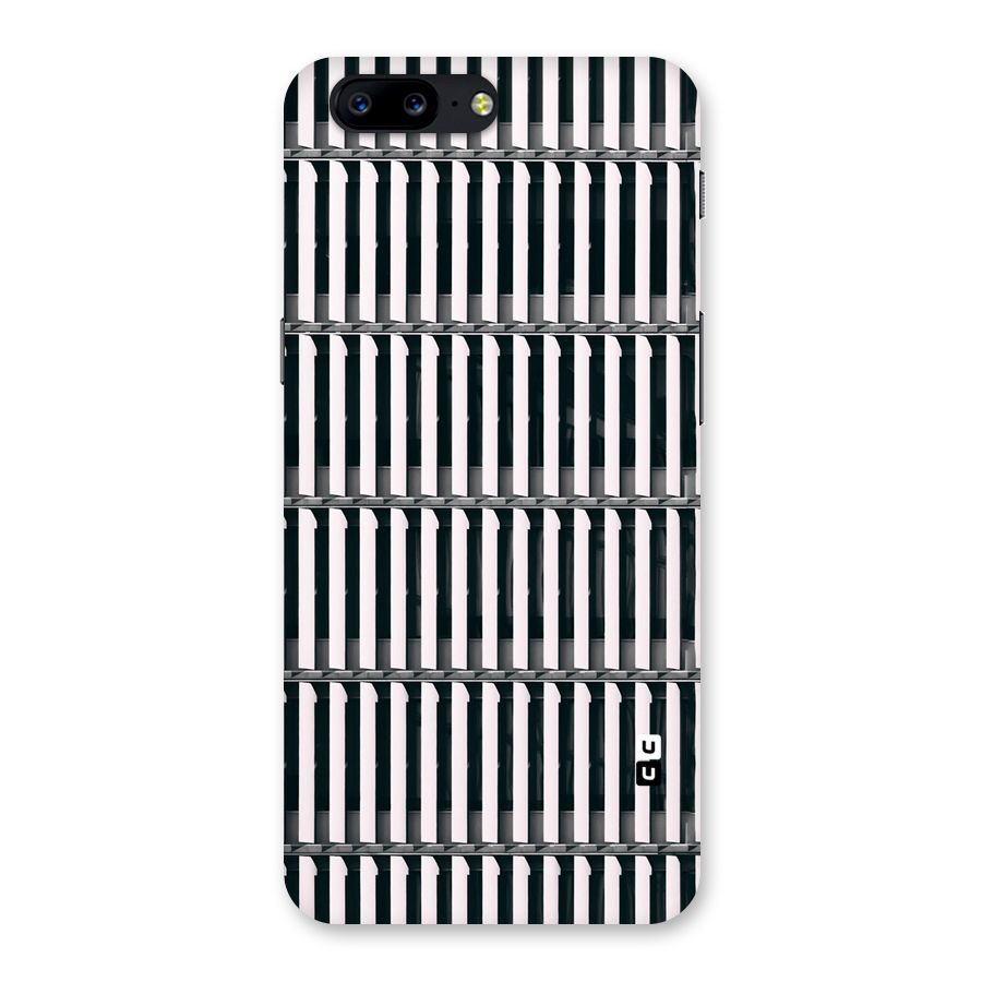 Dark Lines Pattern Back Case for OnePlus 5