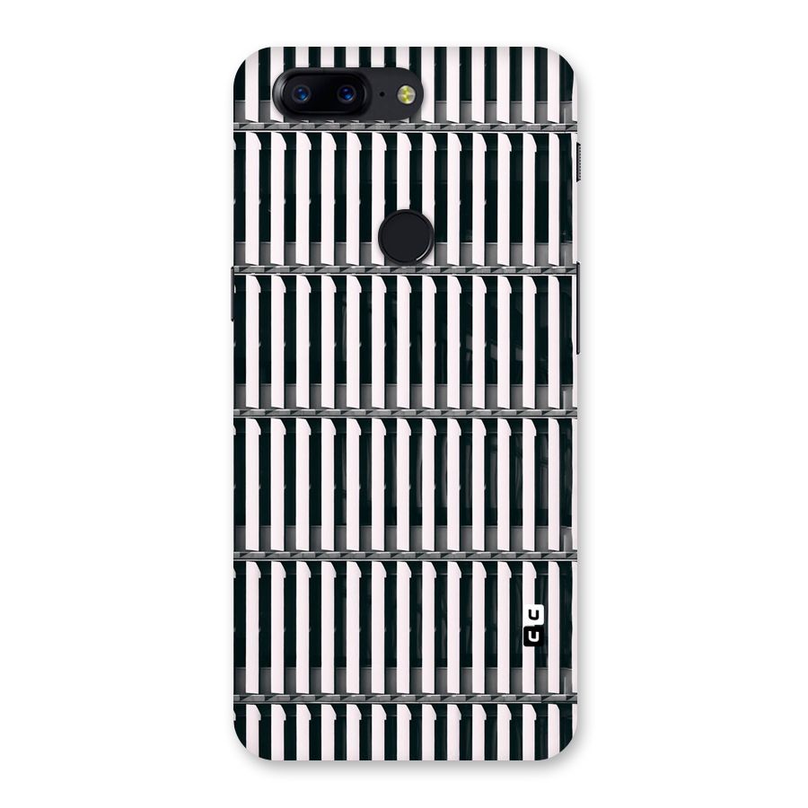 Dark Lines Pattern Back Case for OnePlus 5T