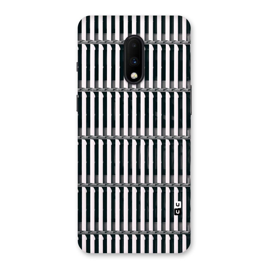 Dark Lines Pattern Back Case for OnePlus 7