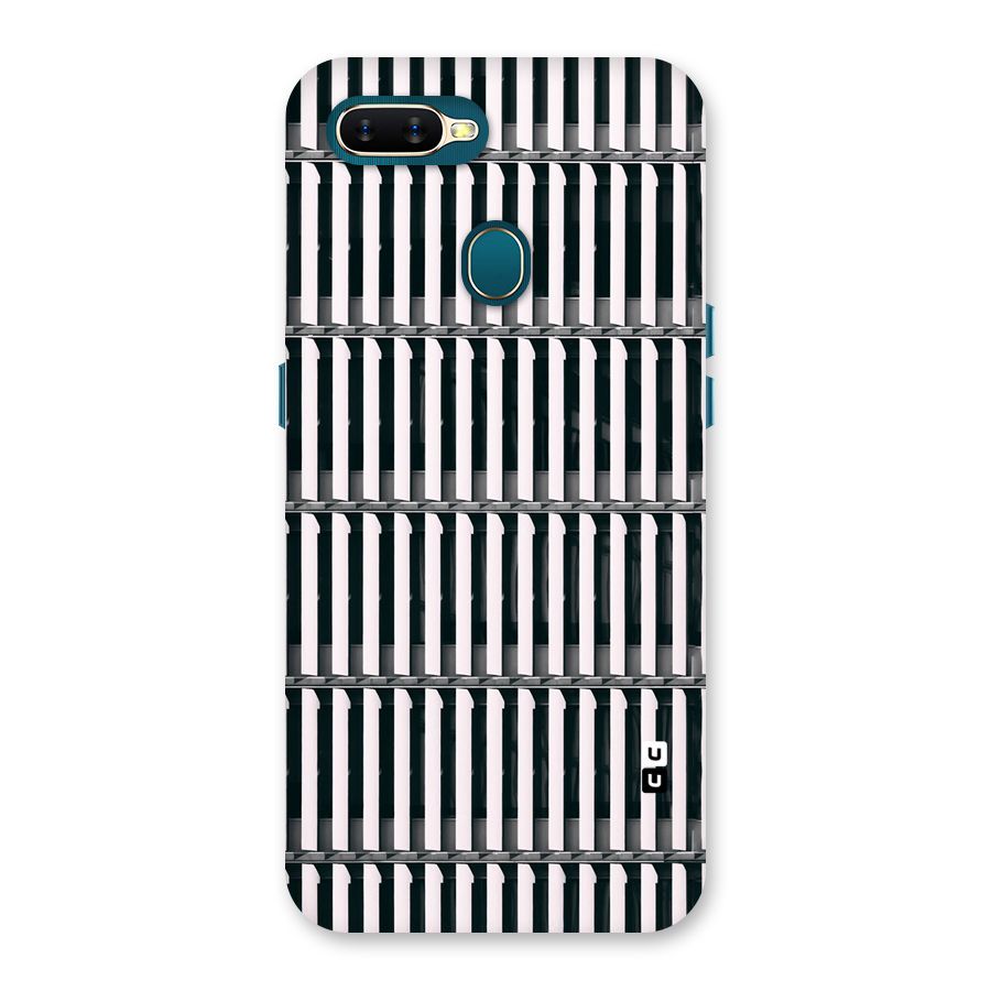 Dark Lines Pattern Back Case for Oppo A11k