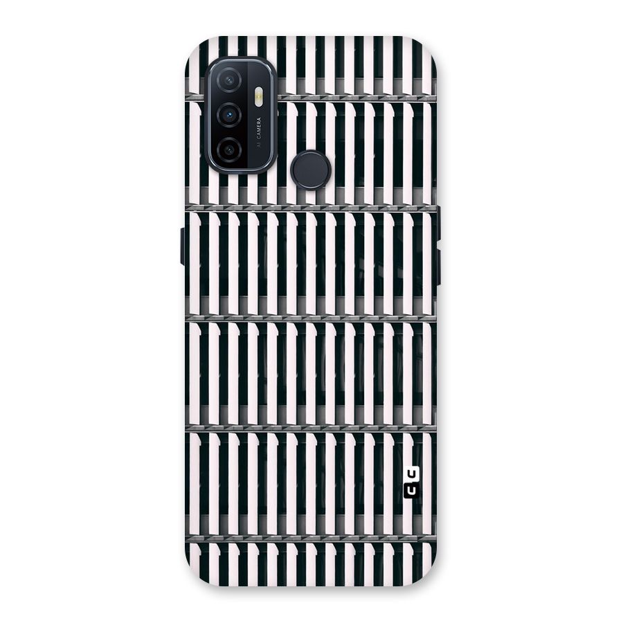 Dark Lines Pattern Back Case for Oppo A32