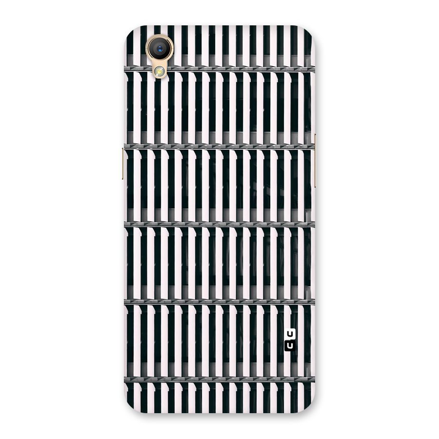 Dark Lines Pattern Back Case for Oppo A37