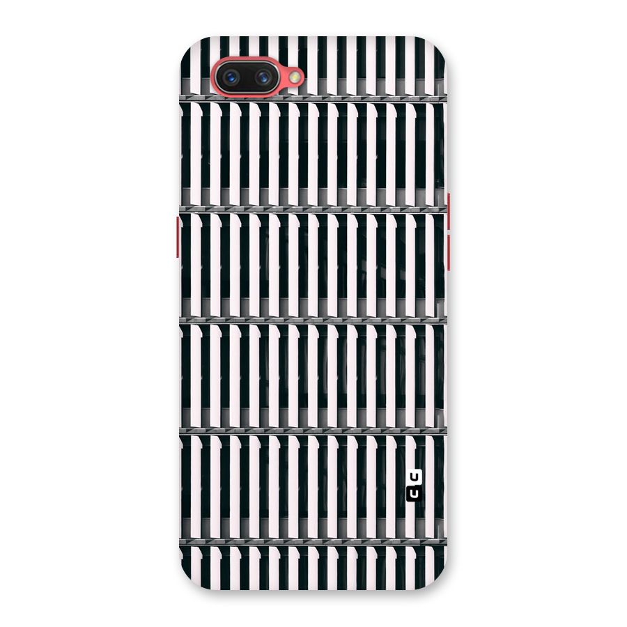 Dark Lines Pattern Back Case for Oppo A3s