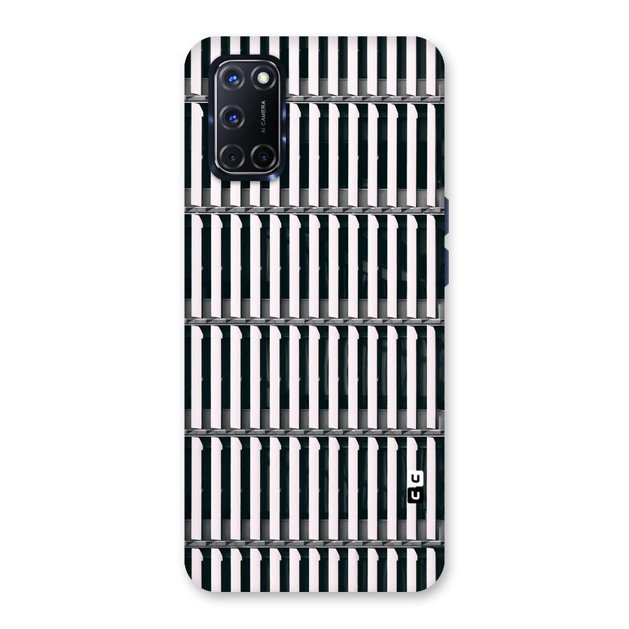 Dark Lines Pattern Back Case for Oppo A52