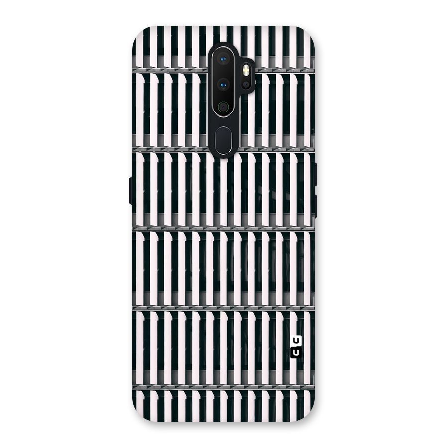 Dark Lines Pattern Back Case for Oppo A5 (2020)